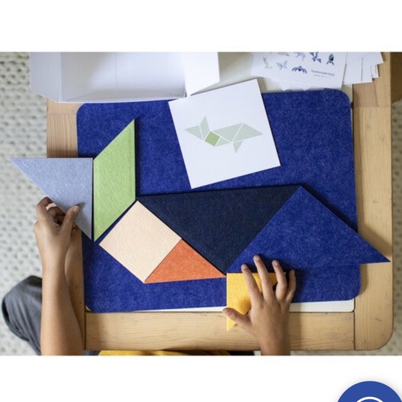 Maisonette Other - Tangram 2 set combo felt blocks